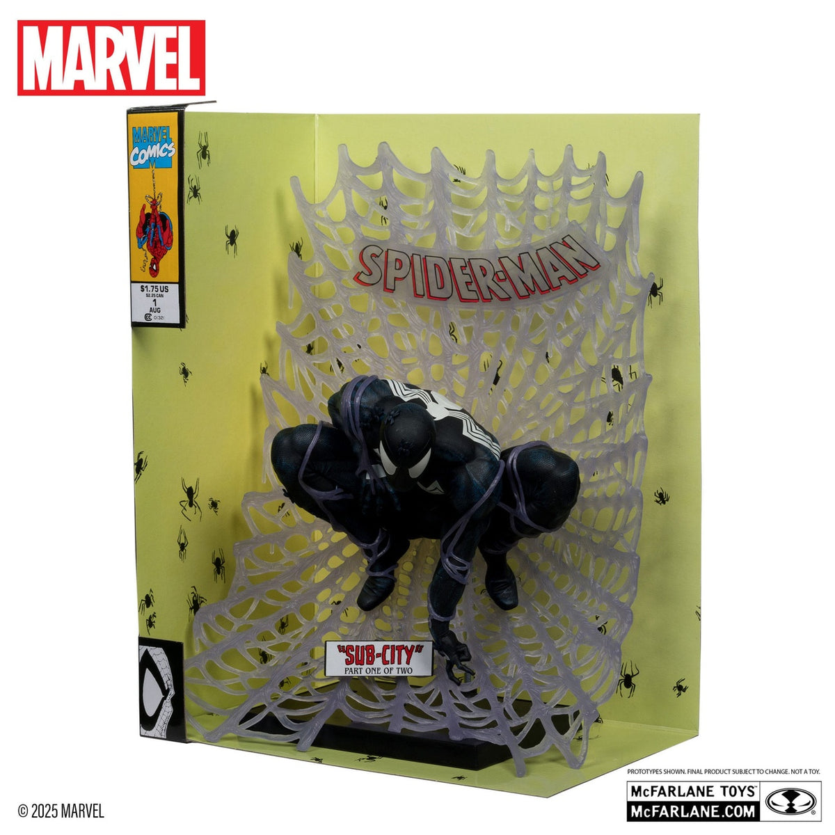 Produktbild Marvel Collection PVC Statue 1/6 Spider-Man (Spider-Man #1)(Black Suit)(Chase) 15 cm