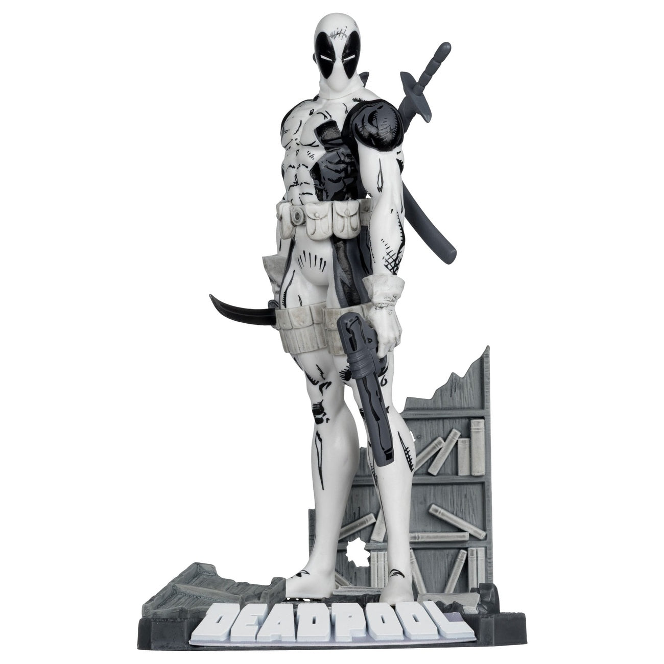 Produktbild Marvel Collection PVC Statue 1/10 Deadpool (The New Mutants #98) (Line Art) (Gold Label) 17 cm