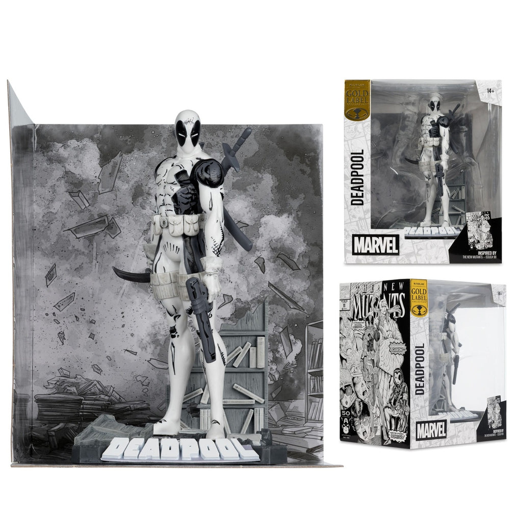 Produktbild Marvel Collection PVC Statue 1/10 Deadpool (The New Mutants #98) (Line Art) (Gold Label) 17 cm