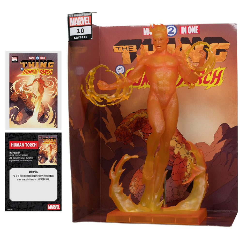 Produktbild Marvel Collection PVC Statue 1/6 Human Torch (Marvel 2 in 1 #10) 29 cm