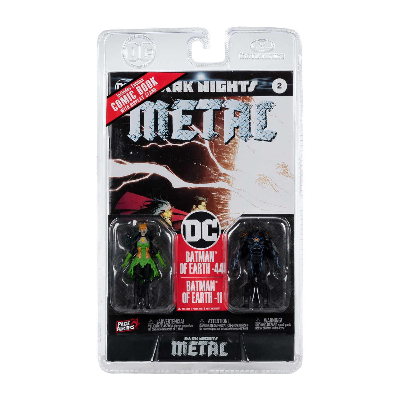 Produktbild DC Direct Page Punchers Actionfiguren 2er-Pack Batman of Earth-44 & Batman of Earth-11 (Dark Nights: Metal) 8 cm
