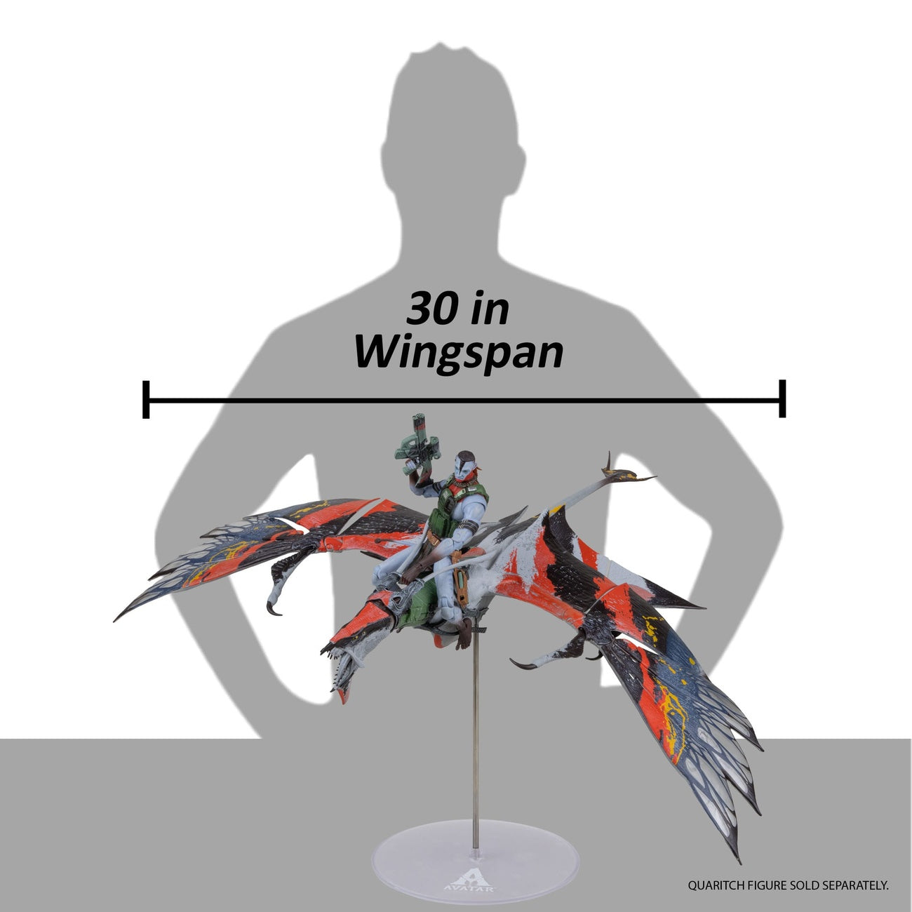 Produktbild Avatar: Fire and Ash Actionfigur Quaritch's new Banshee