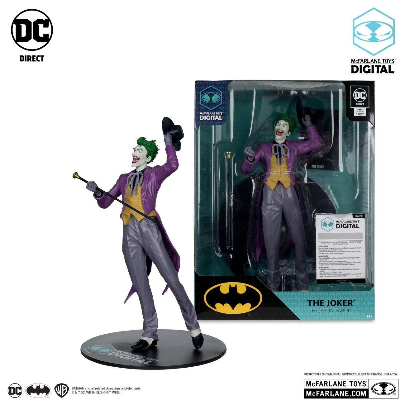 Produktbild DC Direct PVC Statue 1/6 The Joker by Jason Fabok (McFarlane Digital) 29 cm
