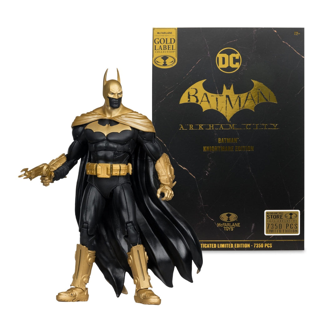 Produktbild DC Multiverse Actionfigur Batman (Arkham City) Knightmare Edition (Gold Label) 19 cm