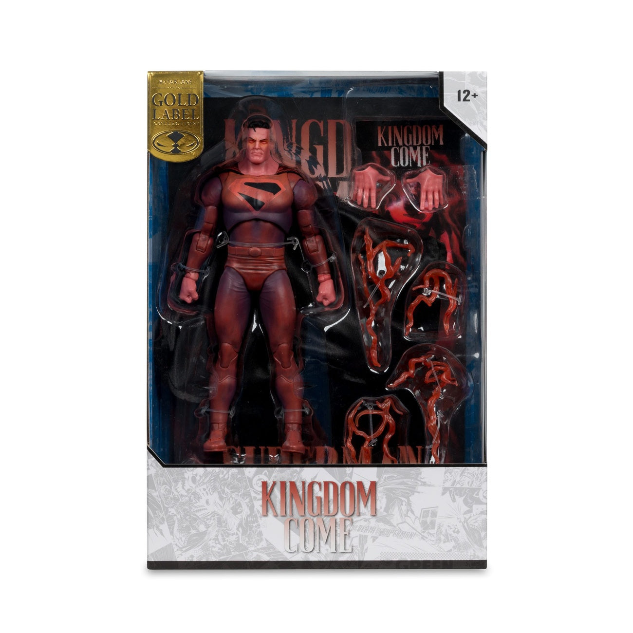 Produktbild DC Multiverse McFarlane Cover Recreations Actionfigur Superman (Kingdom Come) (Gold Label) 18 cm