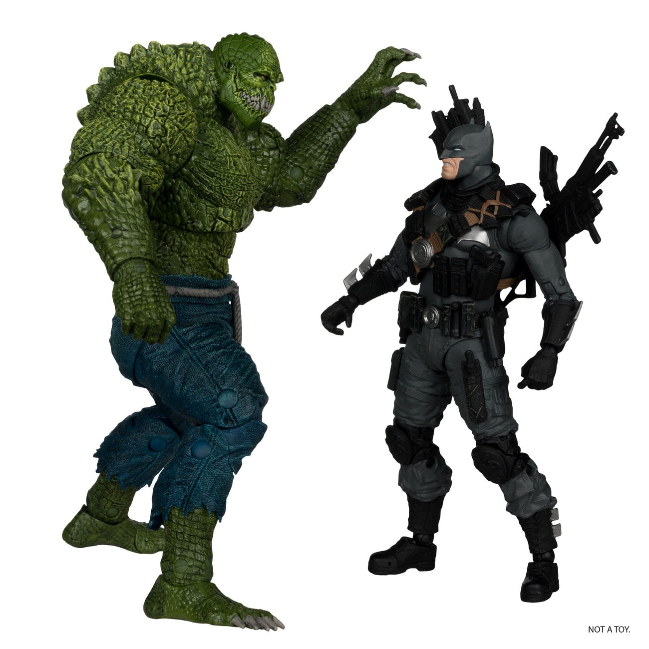Produktbild DC Multiverse McFarlane Collector Edition Actionfiguren 2er-Pack #03 Batman vs. Killer Croc 18 cm