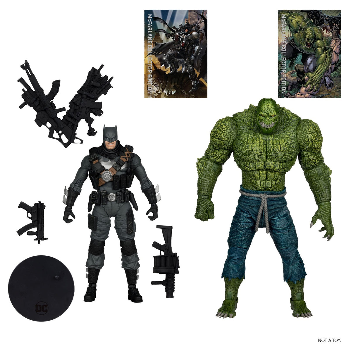 Produktbild DC Multiverse McFarlane Collector Edition Actionfiguren 2er-Pack #03 Batman vs. Killer Croc 18 cm