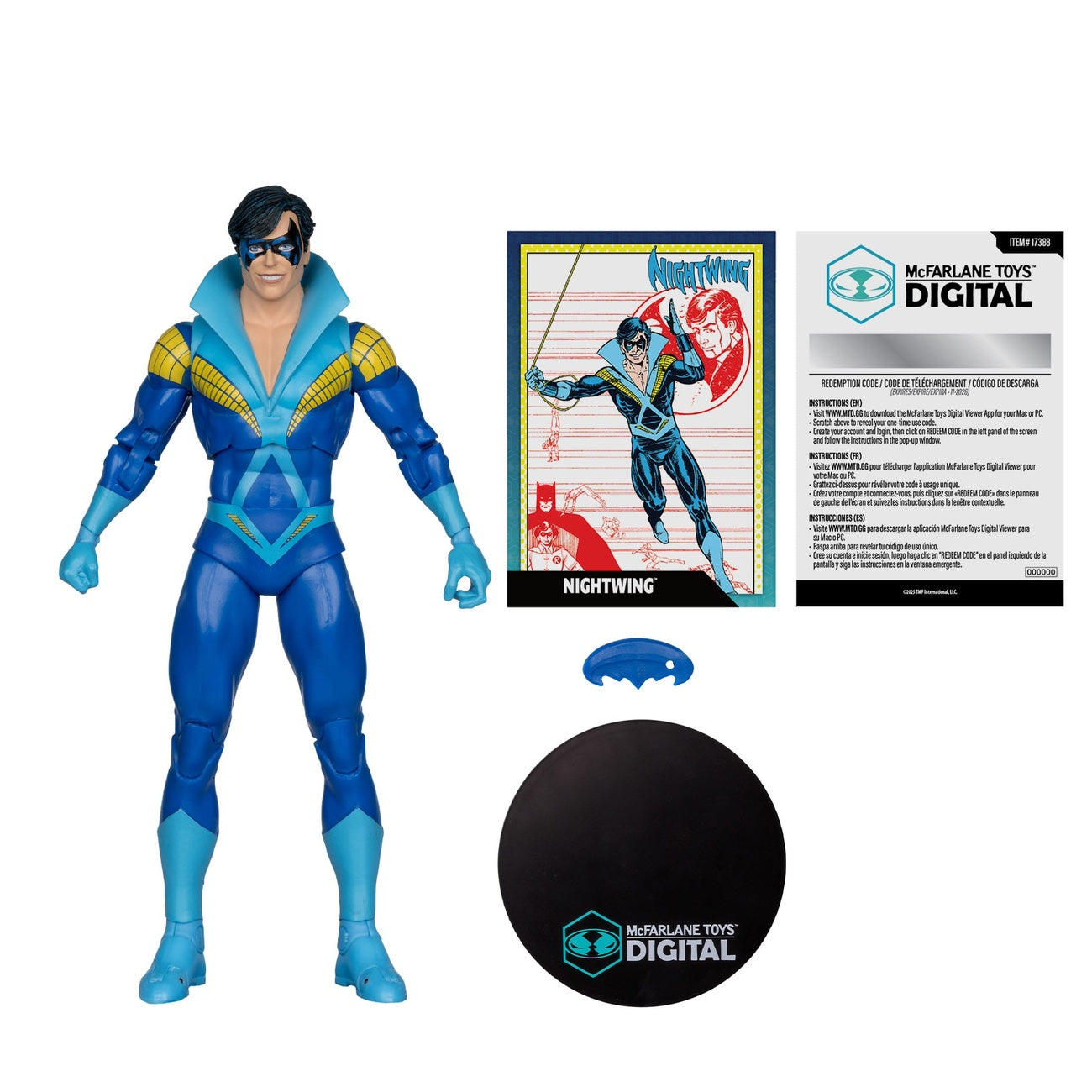 Produktbild DC Direct McFarlane Toys Digital Actionfigur Nightwing (Teen Titans) 18 cm