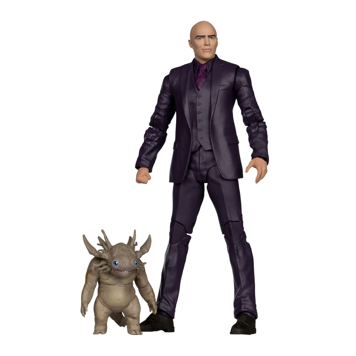 Produktbild Superman (2025) DC Multiverse Deluxe Actionfigur Lex Luthor with Baby Kaiju (Deluxe Theatrical Edition) 18 cm