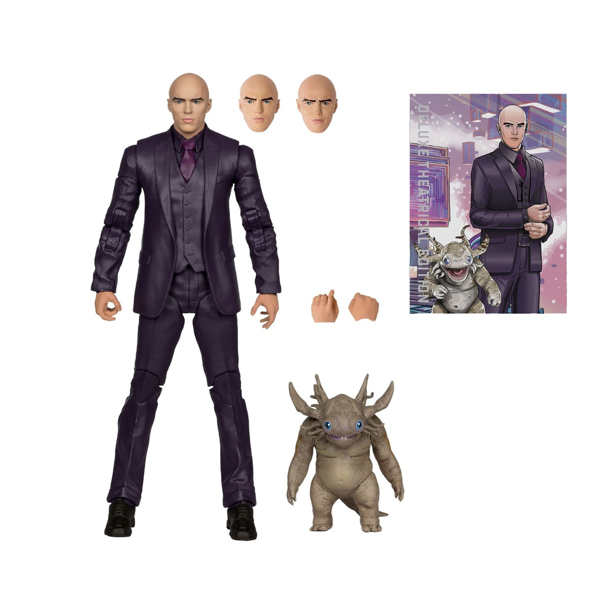 Produktbild Superman (2025) DC Multiverse Deluxe Actionfigur Lex Luthor with Baby Kaiju (Deluxe Theatrical Edition) 18 cm
