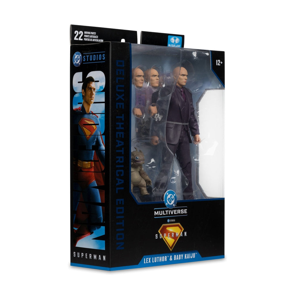 Produktbild Superman (2025) DC Multiverse Deluxe Actionfigur Lex Luthor with Baby Kaiju (Deluxe Theatrical Edition) 18 cm