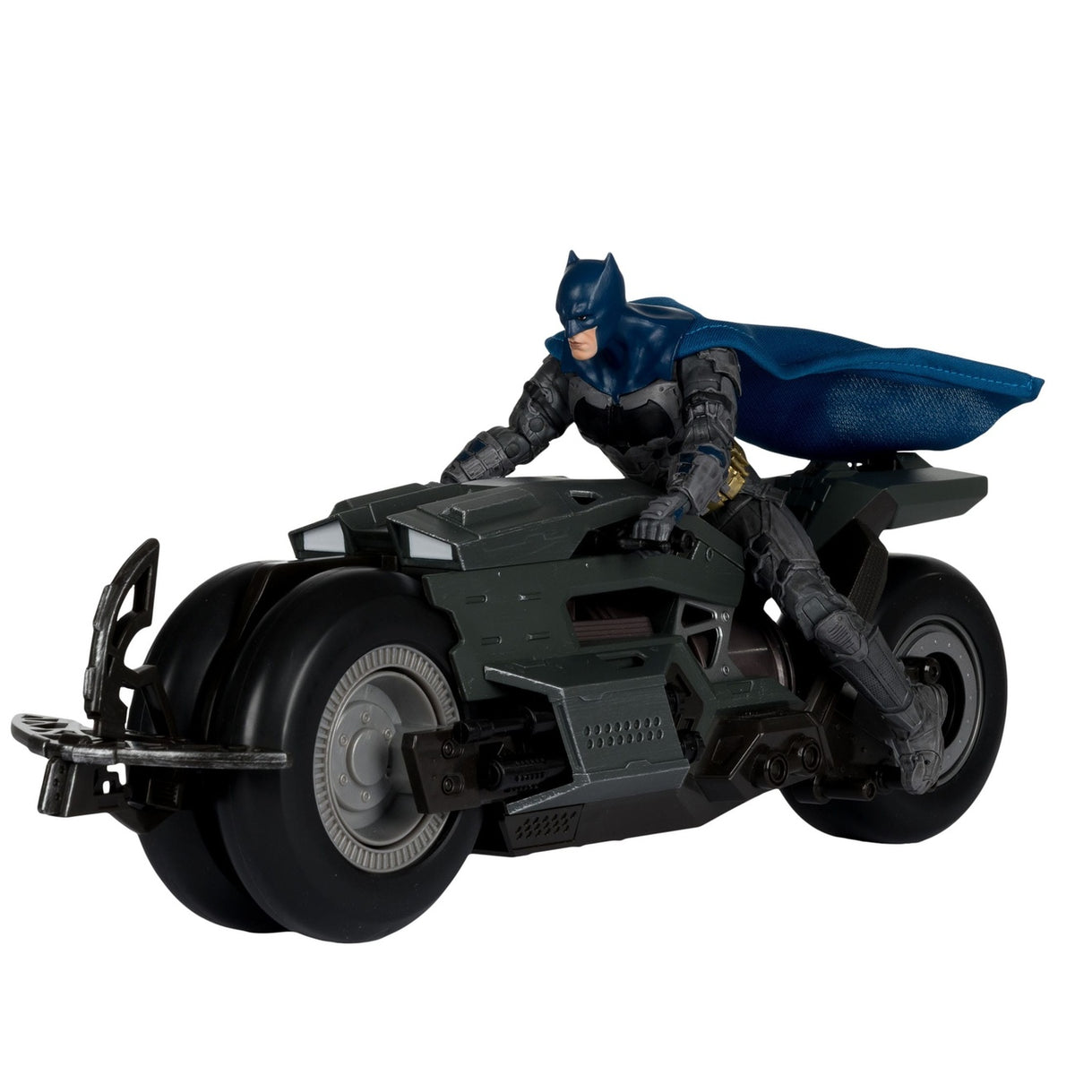 Produktbild The Flash DC Multiverse Fahrzeug Batcycle with Batman