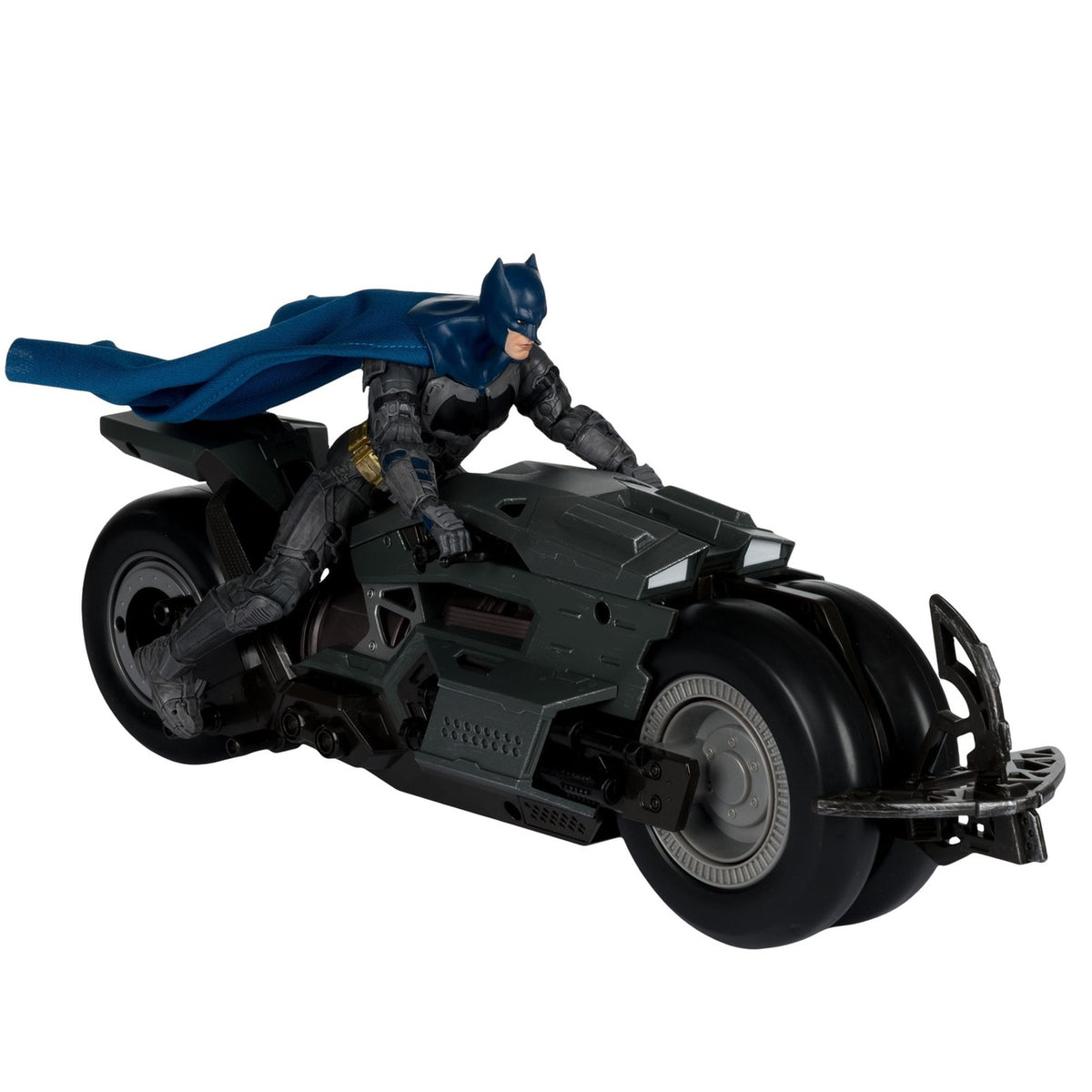 Produktbild The Flash DC Multiverse Fahrzeug Batcycle with Batman