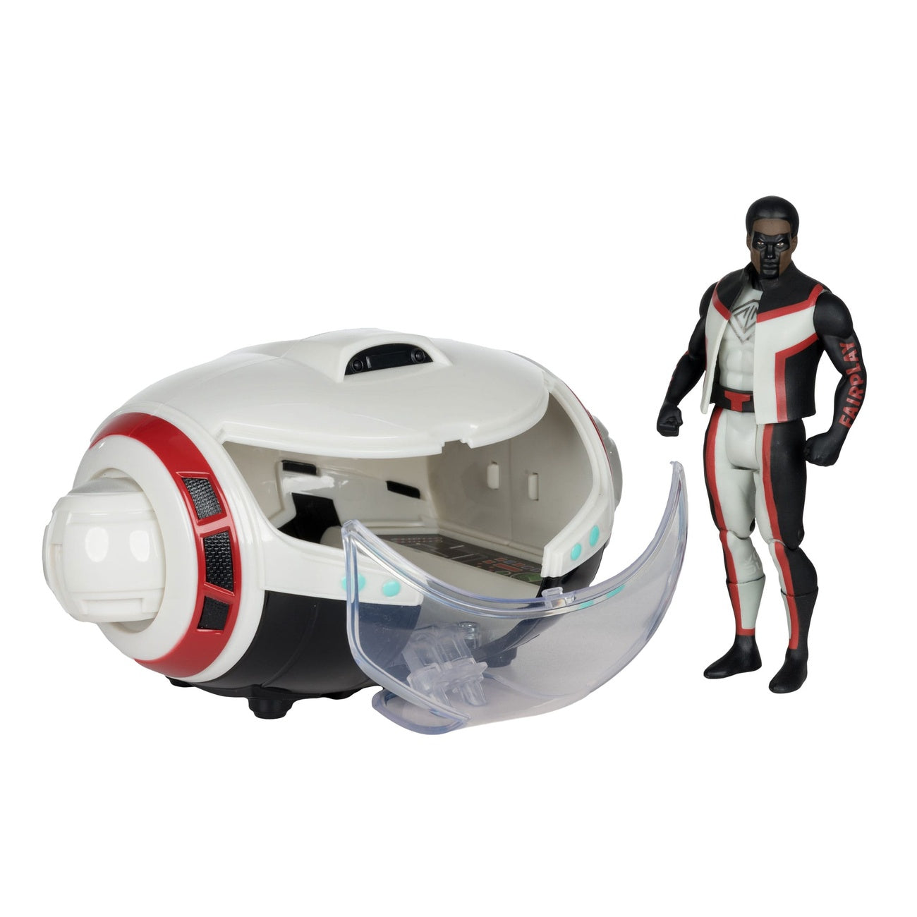 Produktbild Superman (2025) DC Direct Super Powers Actionfigur mit Fahrzeug Mr. Terrific & T-Craft