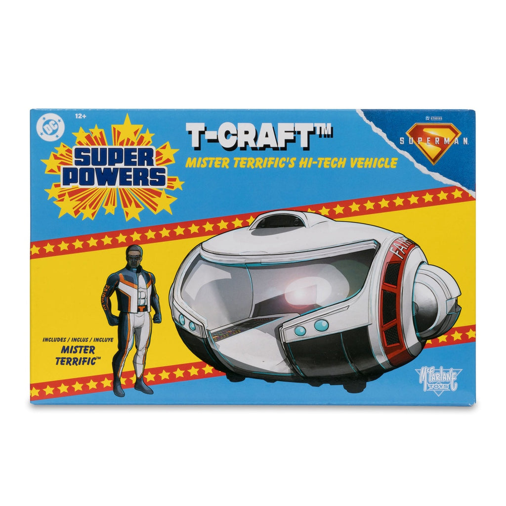 Produktbild Superman (2025) DC Direct Super Powers Actionfigur mit Fahrzeug Mr. Terrific & T-Craft