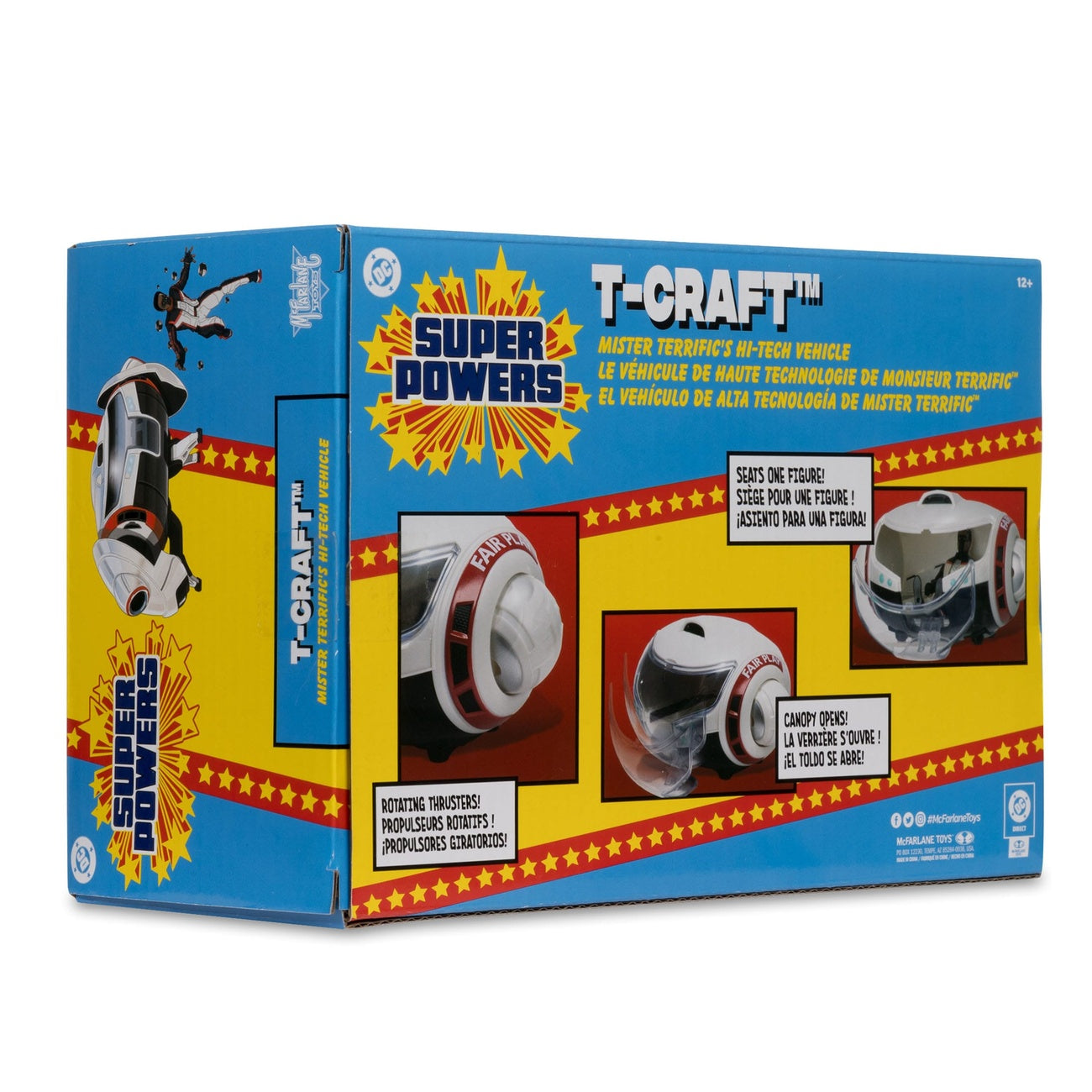 Produktbild Superman (2025) DC Direct Super Powers Actionfigur mit Fahrzeug Mr. Terrific & T-Craft
