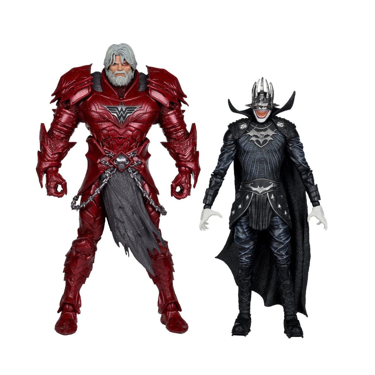 Produktbild DC Multiverse McFarlane Collector Edition Actionfiguren 2er-Pack #04 Batman who laughs (Knight Armor) & Merciless (Dark