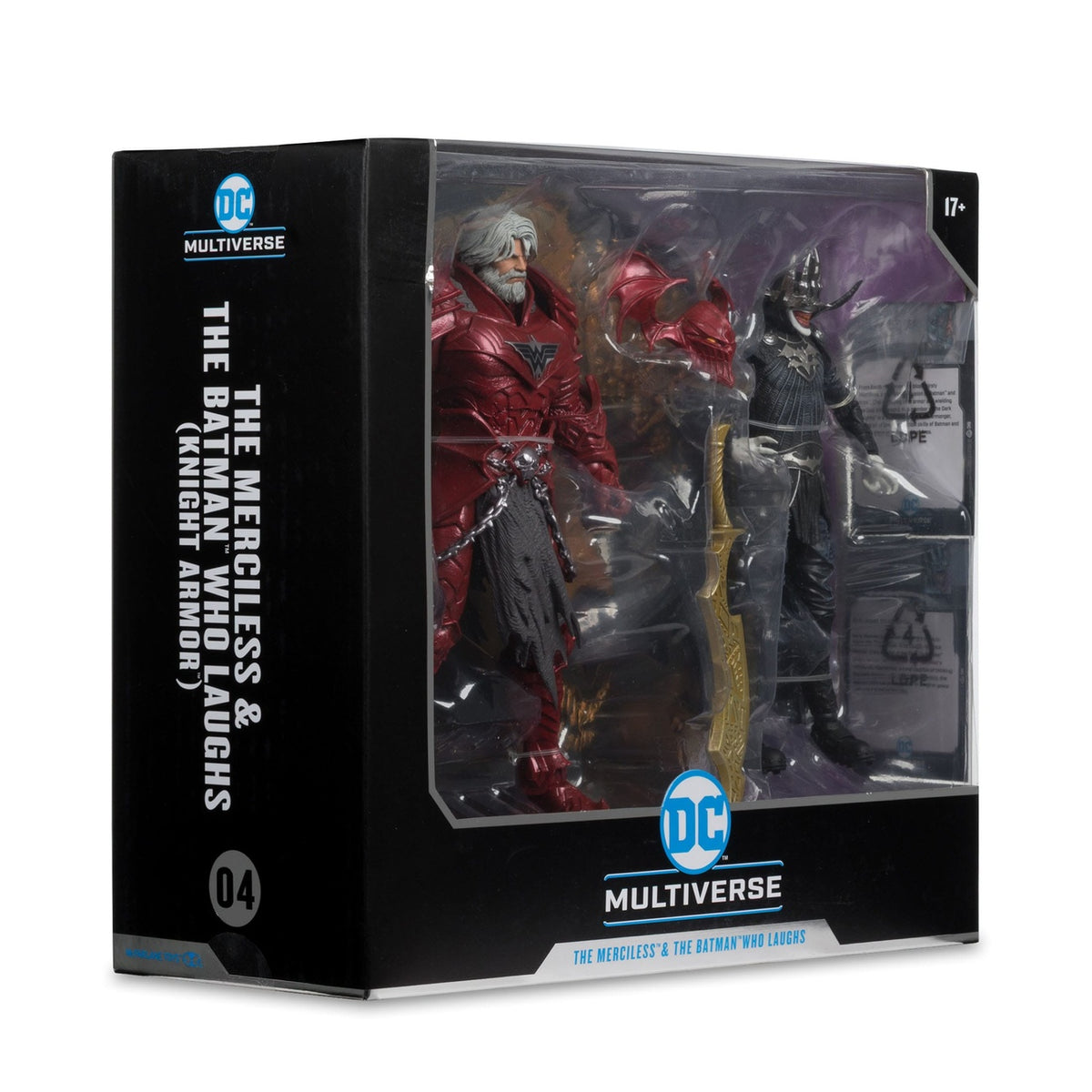 Produktbild DC Multiverse McFarlane Collector Edition Actionfiguren 2er-Pack #04 Batman who laughs (Knight Armor) & Merciless (Dark
