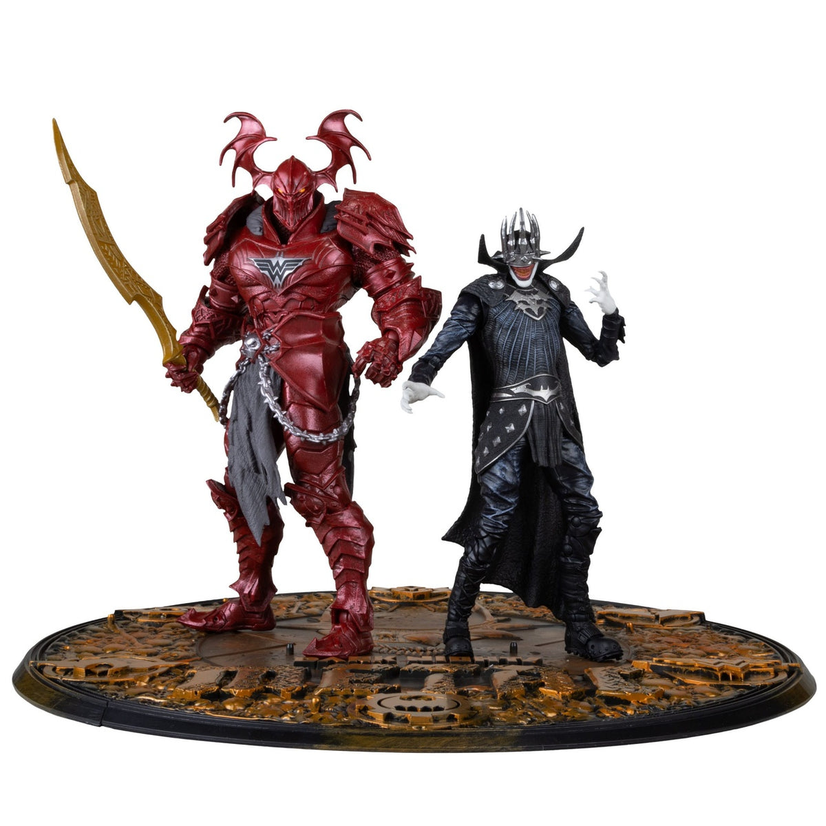 Produktbild DC Multiverse McFarlane Collector Edition Actionfiguren 2er-Pack #04 Batman who laughs (Knight Armor) & Merciless (Dark