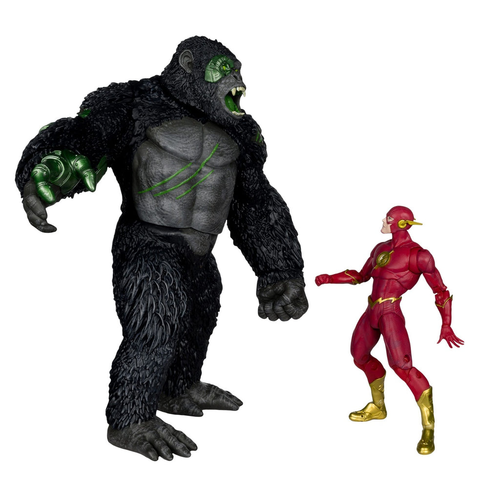 Produktbild DC Multiverse Actionfiguren 2er-Pack Flash vs. Titano 18 cm