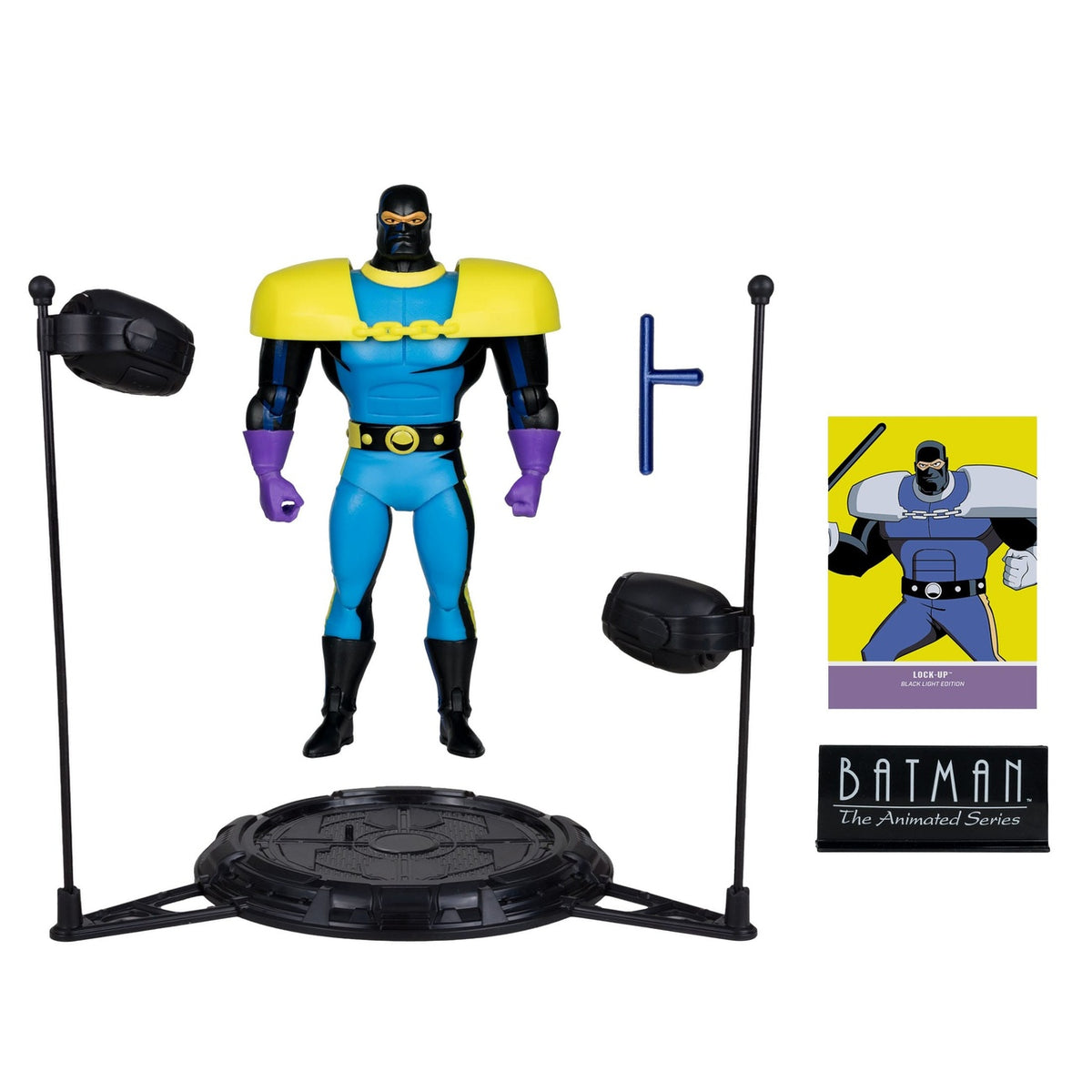 Produktbild Batman: The Animated Series DC Direct Build-A Actionfigur Wave 5 Lock-Up Black Light Edition (Gold Label) 15 cm