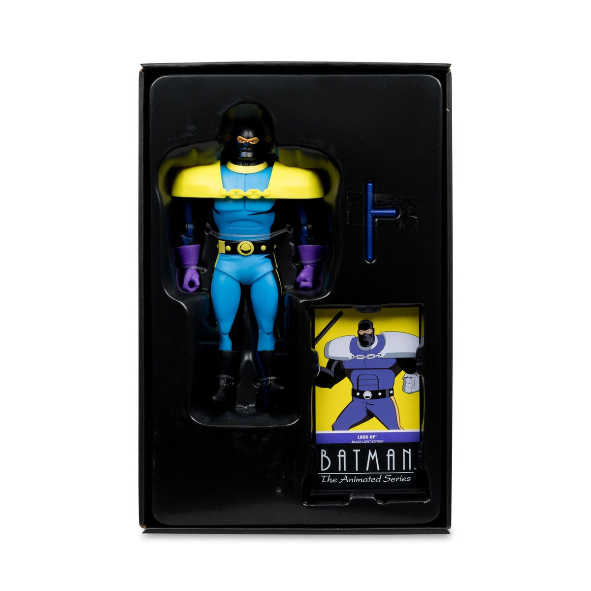 Produktbild Batman: The Animated Series DC Direct Build-A Actionfigur Wave 5 Lock-Up Black Light Edition (Gold Label) 15 cm