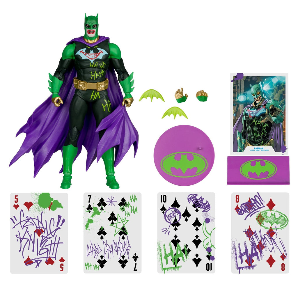 Produktbild DC Multiverse Actionfigur Batman (Joker War) (Jokerized) (Gold Label) 18 cm