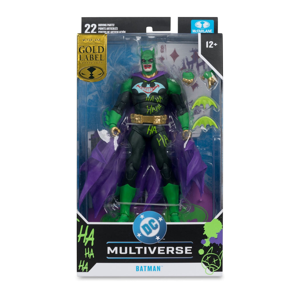 Produktbild DC Multiverse Actionfigur Batman (Joker War) (Jokerized) (Gold Label) 18 cm