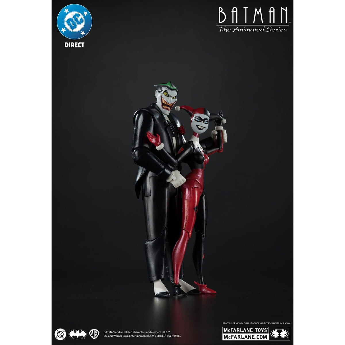 Produktbild Batman: The Animated Series DC Direct Actionfiguren Harley Quinn & The Joker (Mad Love) (Gold Label) 18 cm