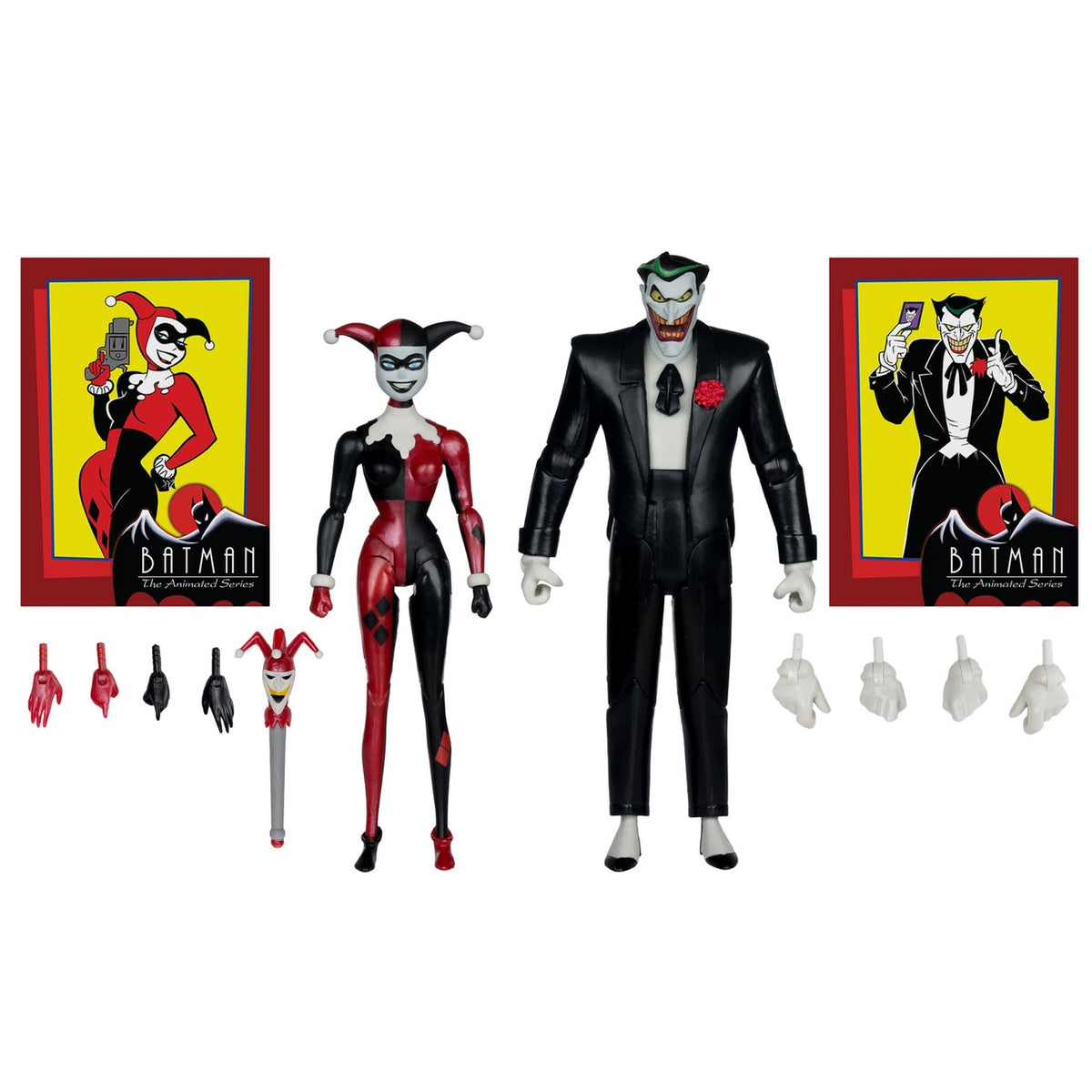 Produktbild Batman: The Animated Series DC Direct Actionfiguren Harley Quinn & The Joker (Mad Love) (Gold Label) 18 cm