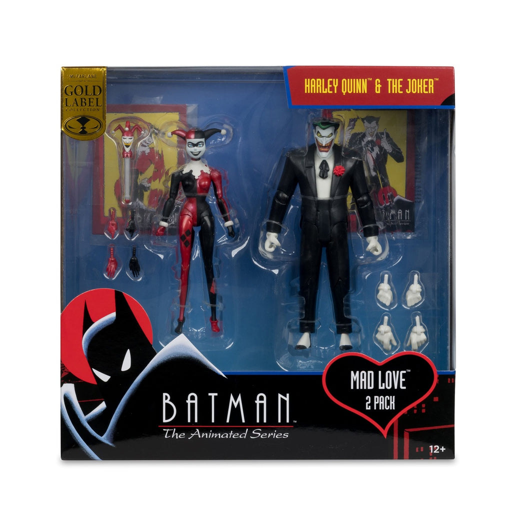Produktbild Batman: The Animated Series DC Direct Actionfiguren Harley Quinn & The Joker (Mad Love) (Gold Label) 18 cm