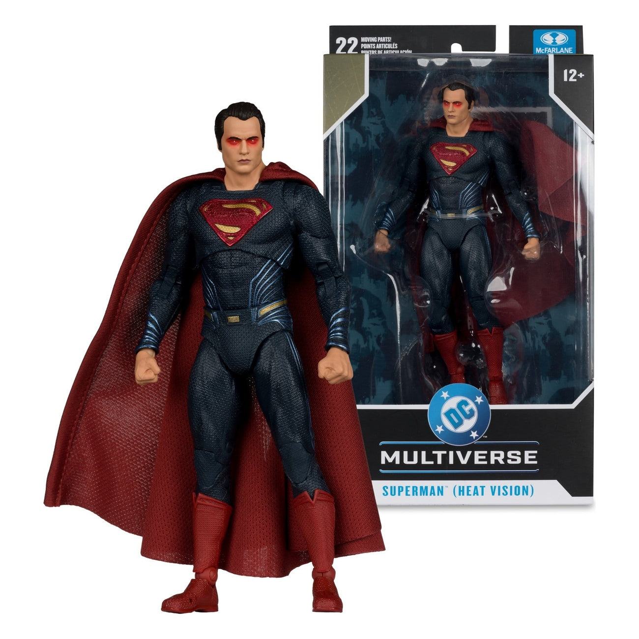 Produktbild Batman v Superman: Dawn of Justice (2016) DC Theatrical Edition Actionfigur Superman (Heat Vision) 19 cm