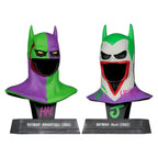 Produktbild Batman DC Direct Mini-Replik 1/3 2er-Pack Batman Masken Hush & Knightfall (Jokerized) (Gold Label) 18 cm
