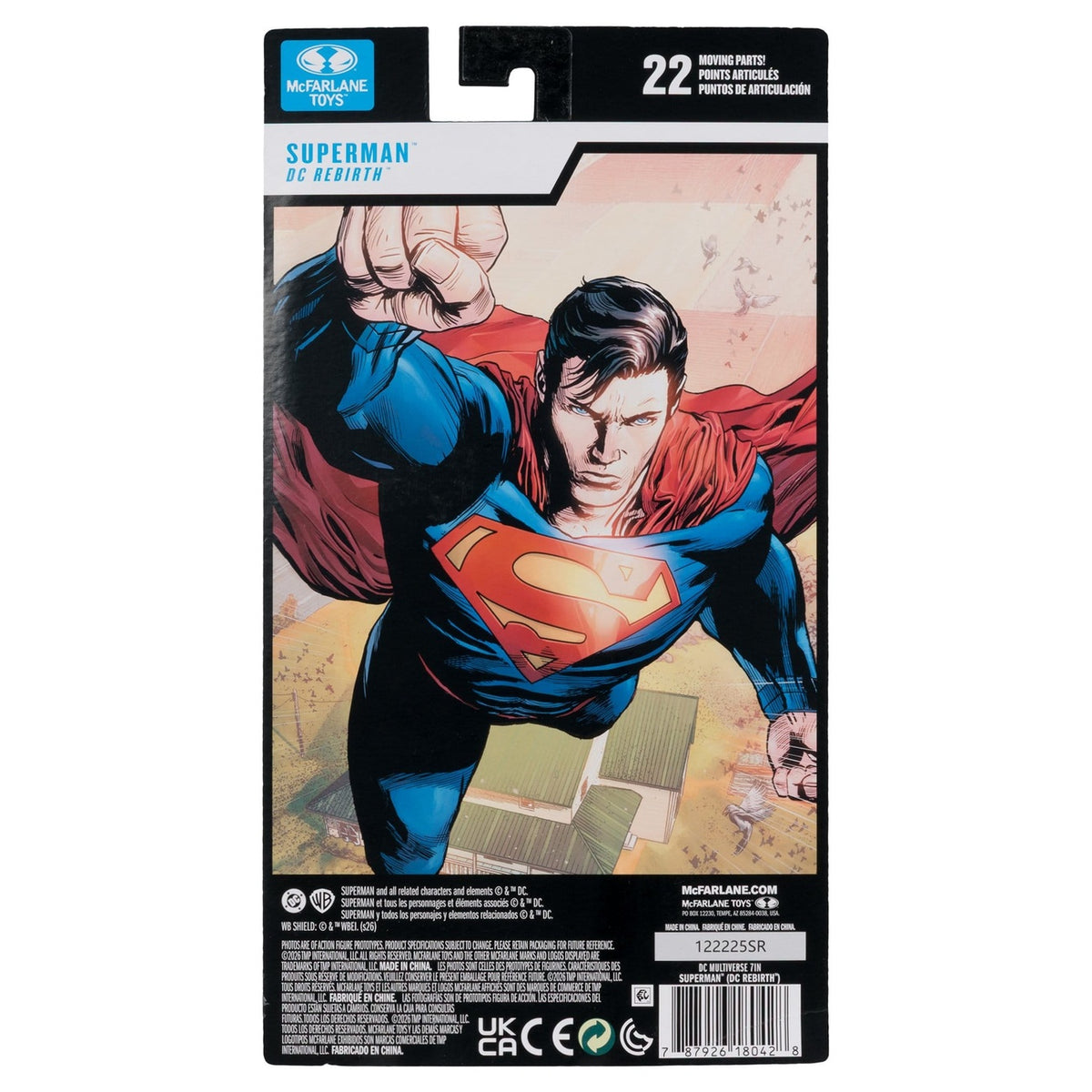 Produktbild DC Multiverse Actionfigur Superman (Rebirth) (Blister Card) 18 cm