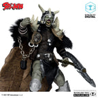 Product image Spawn Bloodaxe Action Figure with Horse (Spawn: The Dark Ages) (McFarlane Toys 30th Anniversary) (Gold Label) 18 cm