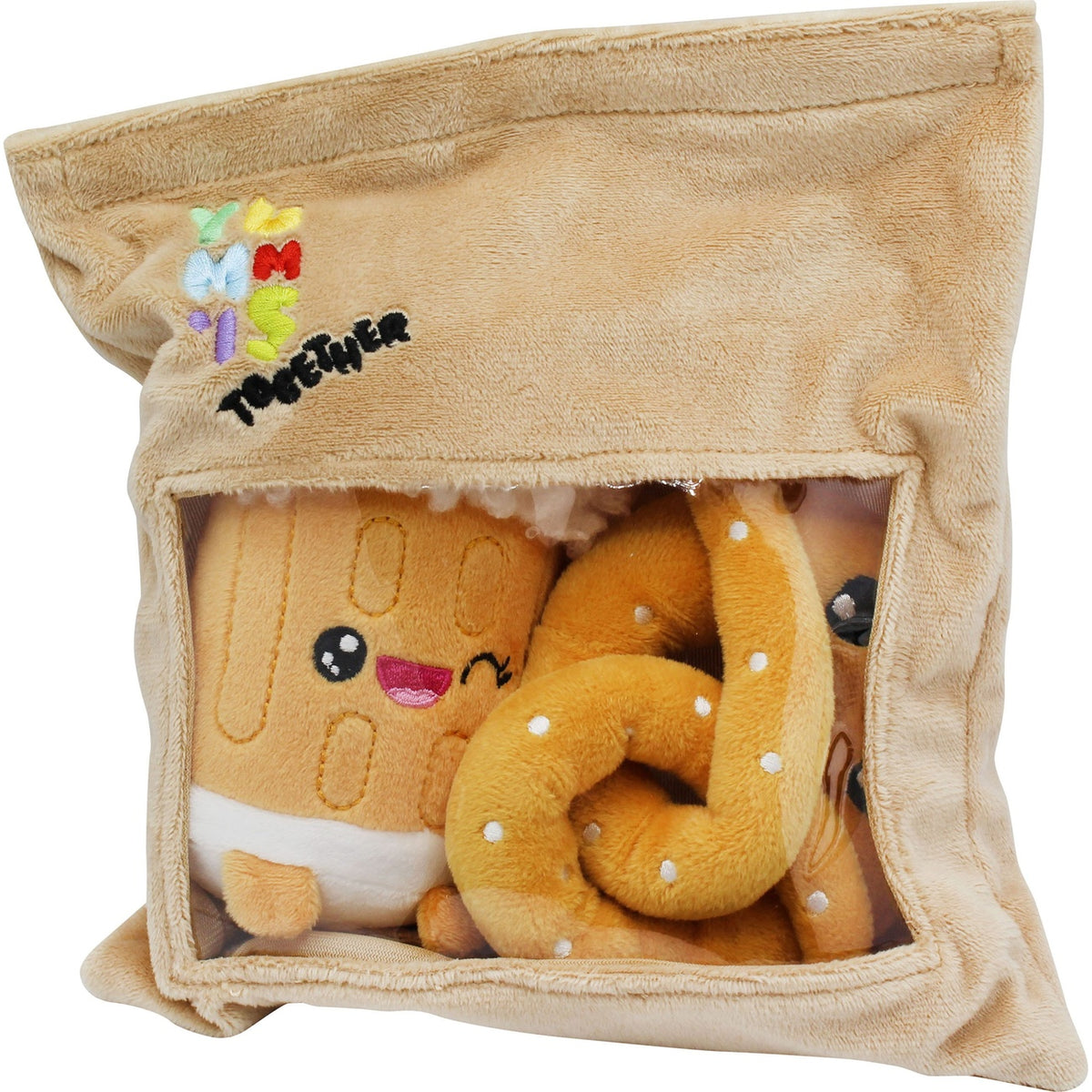 Produktbild Yummis Together Plüschfiguren 2er-pack Brezel & Bier in Take Away Bag 21 cm