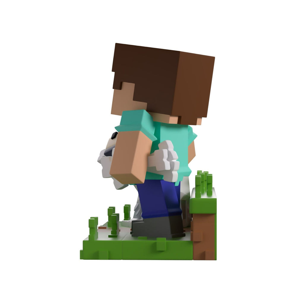 Produktbild Minecraft Vinyl Figur Taming a Wolf 10 cm
