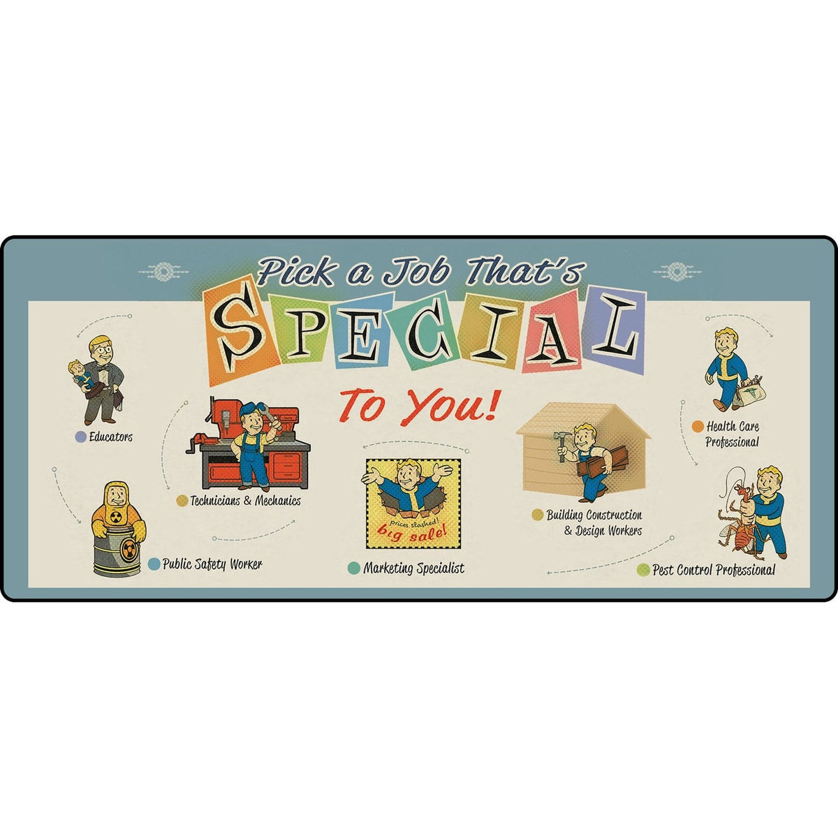 Produktbild Fallout XXL Mousepad Special