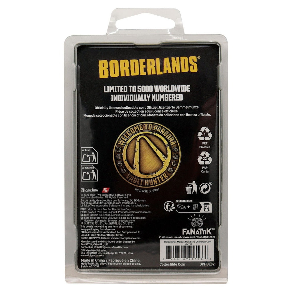 Product image Borderlands Collectible Coin Marcus Munitions Limited Edition