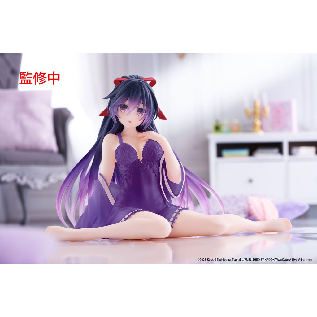 Date A Live V PVC Statue Desktop Cute Figure Tohka Yatogami Nightwear Ver. Renewal 13 cm