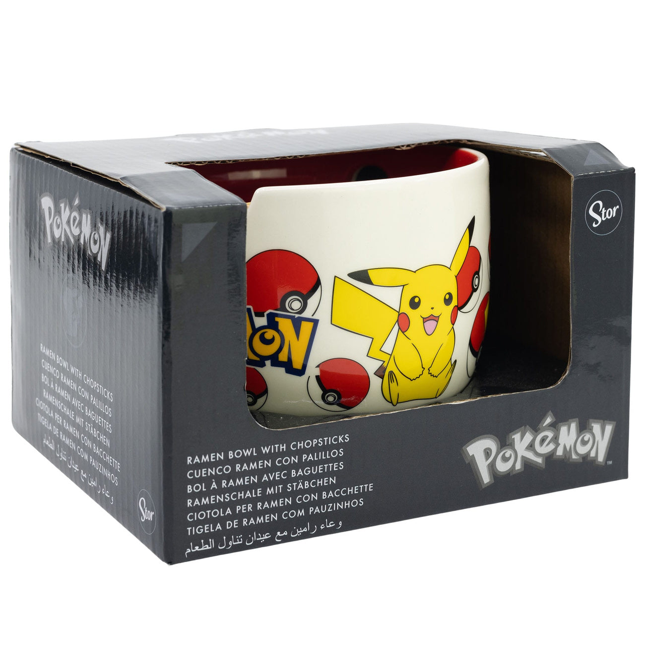 Produktbild Pokémon Ramen-Schüssel mit Stäbchen Face