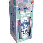 Produktbild Lilo & Stitch Glas Tumbler mit Trinkhalmen Stitch 485 ml