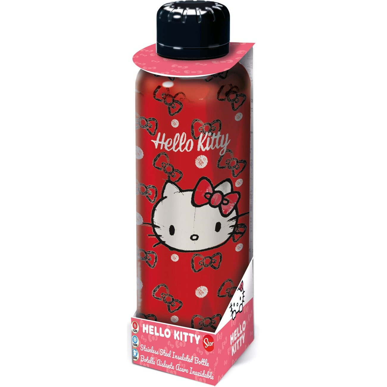 Produktbild Sanrio Edelstahl-Trinkflasche Hello Kitty
