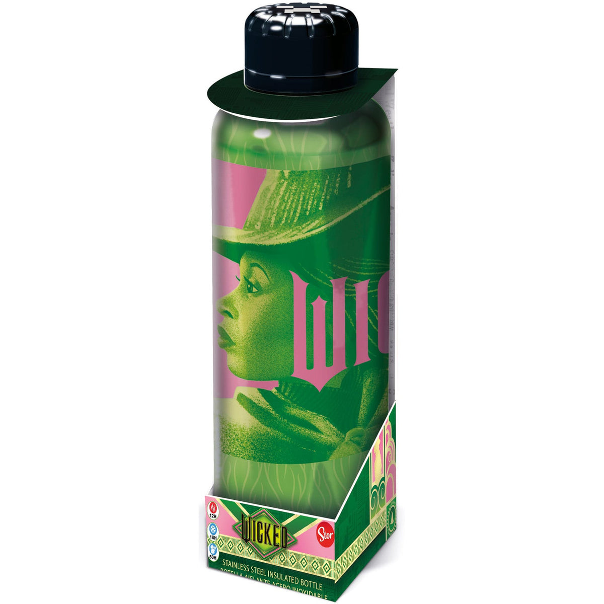Produktbild Wicked Edelstahl-Trinkflasche Elphaba & Glinda