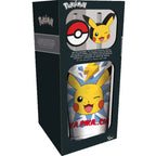 Produktbild Pokémon Glas Tumbler mit Trinkhalmen Pikachu 485 ml
