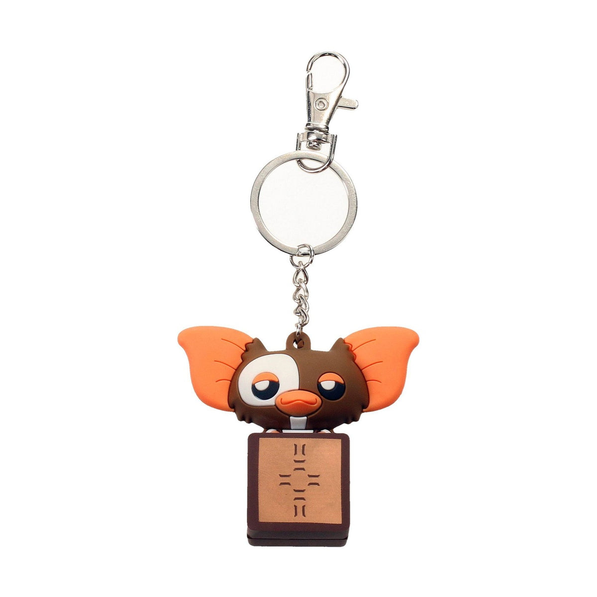 Produktbild Gremlins Pokis Gummi-Schlüsselanhänger Gizmo in a Box 6 cm