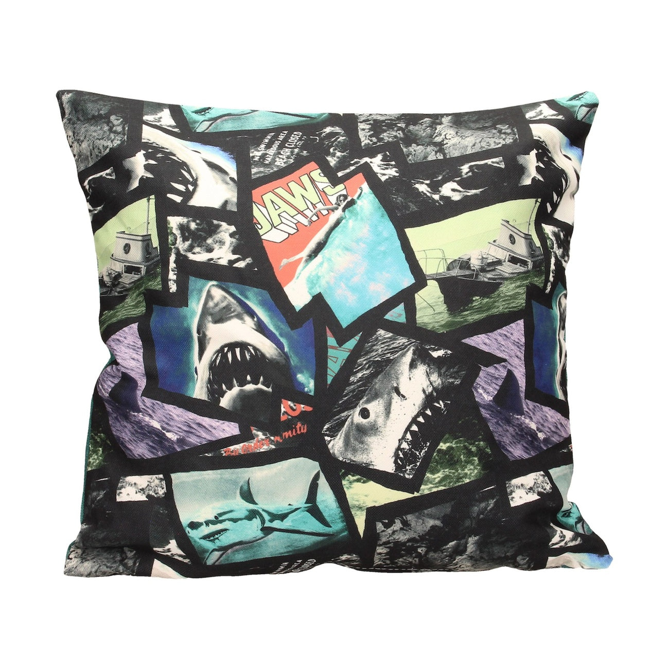 Produktbild Jaws Kissen Poster Collage 45 cm