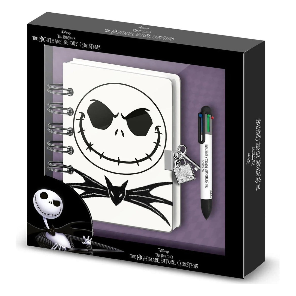 Produktbild Nightmare before Christmas Notizbuch mit Kugelschreiber Geschenk-Set Jack