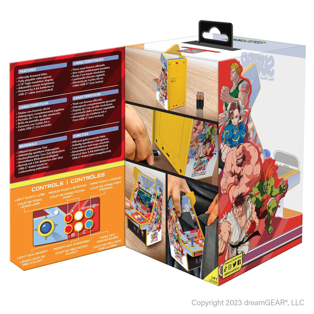 Produktbild Super Street Fighter II tragbare Spielkonsole Retro Arcade Micro Player Pro