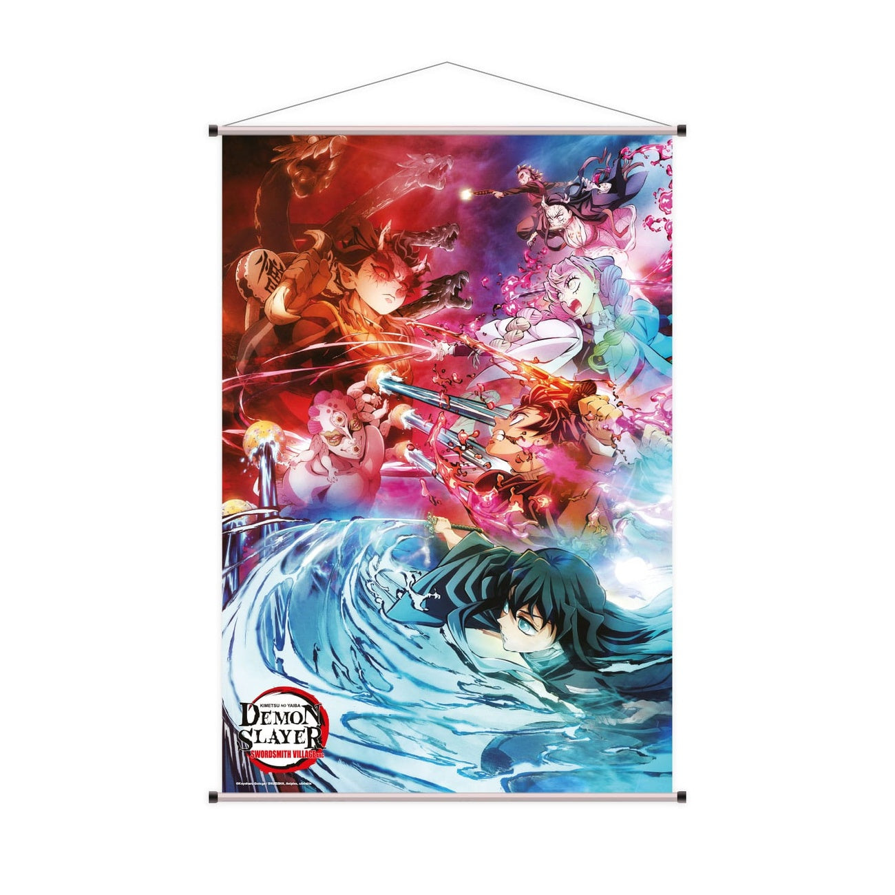 Produktbild Demon Slayer Wandrolle Swordsmith Village Arc Ver. B 60 x 90 cm